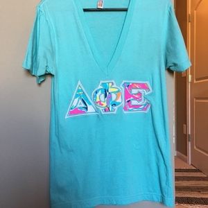 Delta Phi Epsilon Lily Stitch Letters S